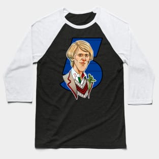 The Fifth Doctor Baseball T-Shirt